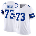 D.Cowboys #73 Tyler Smith Player White Limited Vapor F.U.S.E. Home Game Edoa Stitched Jerseys
