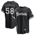 C.White Sox #58 Seranthony Dom¨ªnguez Player Black City Connect Home Game Edoa Stitched Jerseys
