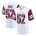 W.Commanders #52 Sonny Styles Player White Game Home Edoa Stitched Jerseys