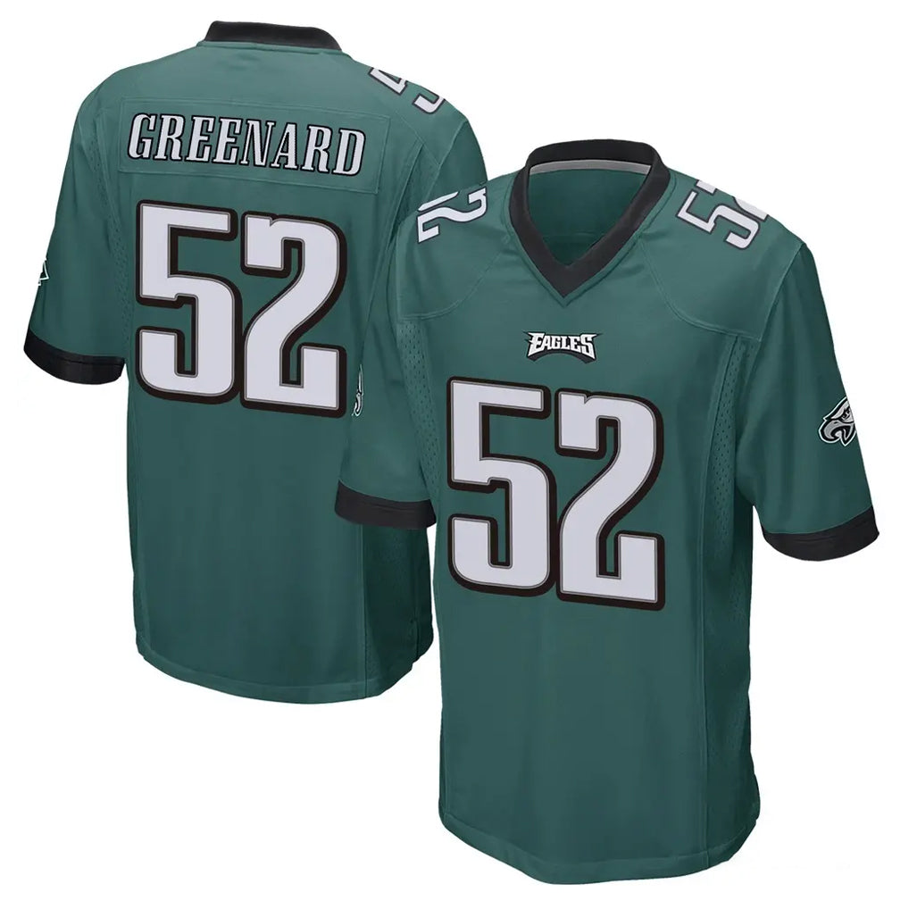 P.Eagles #52 Jonathan Greenard Player Team Color Green Home Game Edoa Stitched Jerseys