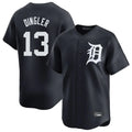 D.Tigers #13 Dillon Dingler Player Navy Home Limited Game Edoa Stitched Jerseys