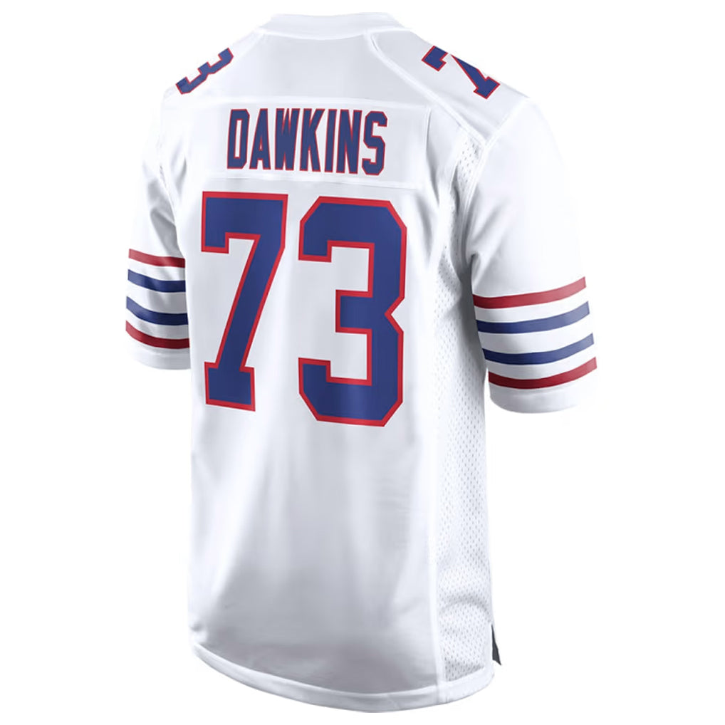 B.Bills #73 Dion Dawkins Player White Alternate Limited Home Game Edoa Stitched Jerseys