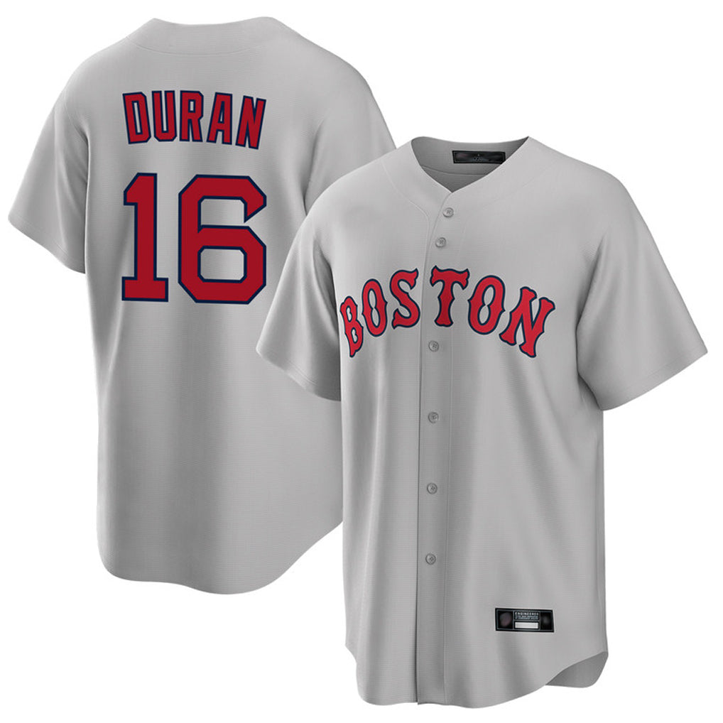 B.Red Sox #16 Jarren Duran Player Gray Road Home Game Edoa Stitched Jerseys