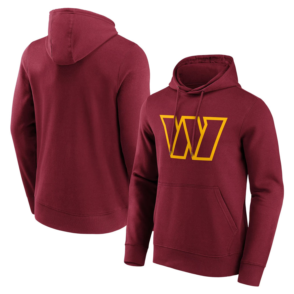 W.Commanders ## Commanders Blank Player Burgundy LOGO Pullover Hoodies Game Edoa Stitched Jerseys