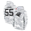 C.Panthers #55 Devin Lloyd Player Arctic Camo Salute to Service Pullover Hoodies Limited Game Edoa Stitched Jerseys
