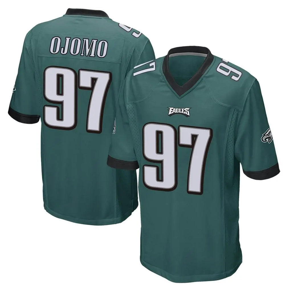 P.Eagles #97 Moro Ojomo Player Team Color Green Home Game Edoa Stitched Jerseys