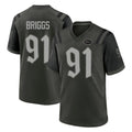 NY.Jets #91 Jowon Briggs Player Green 2025 Rivalries Collection Home Game Edoa Stitched Jerseys