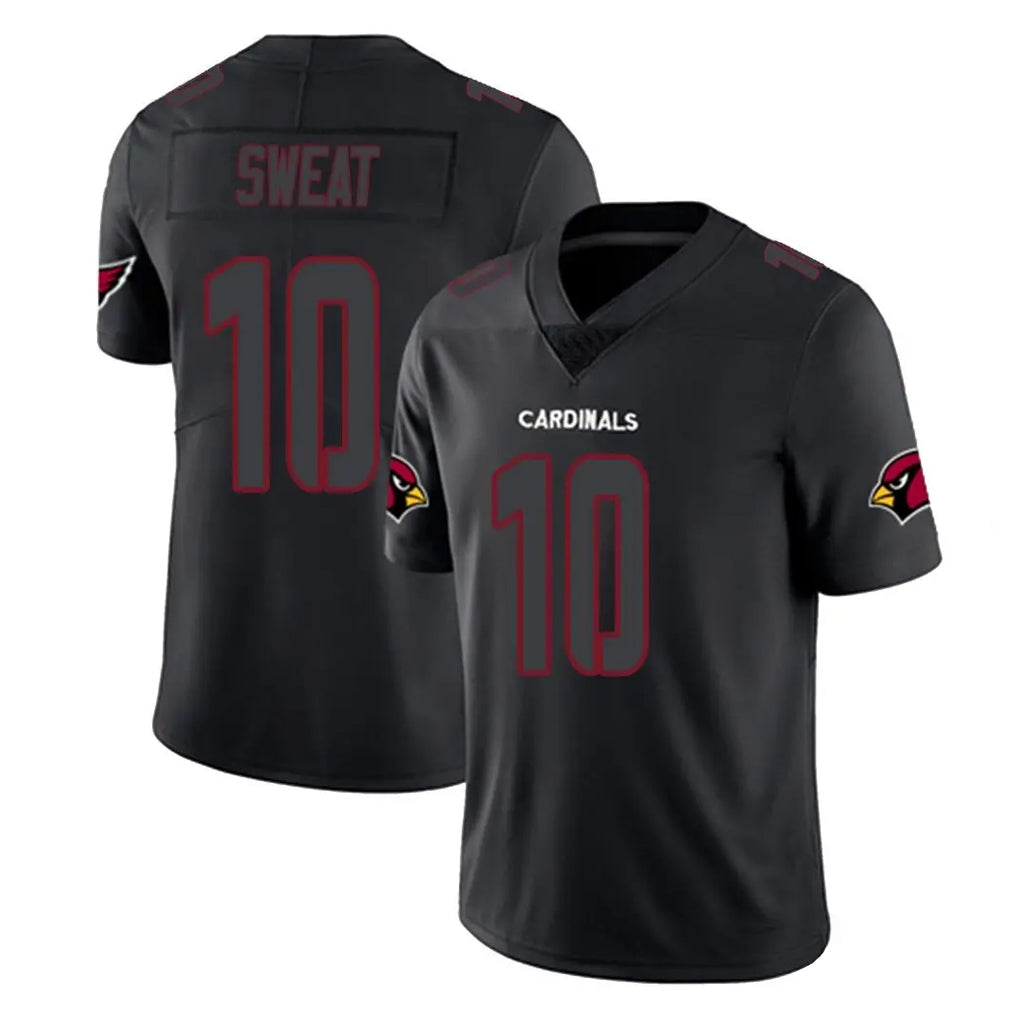 A.Cardinals #10 Josh Sweat Player Black Impact Limited Home Game Edoa Stitched Jerseys