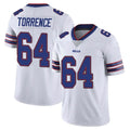 B.Bills #64 O'Cyrus Torrence Player White Vapor Untouchable Limited Edoa Stitched Jerseys