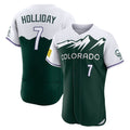C.Rockies #7 Matt Holliday Player Green City Connect Limited Elite Home Edoa Stitched Jerseys
