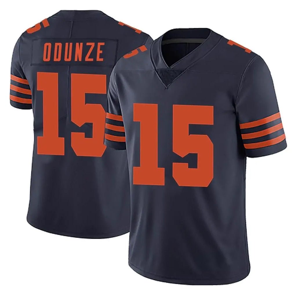 C.Bears #15 Rome Odunze Player Navy Blue Alternate Vapor Untouchable Limited Edoa Stitched Jerseys