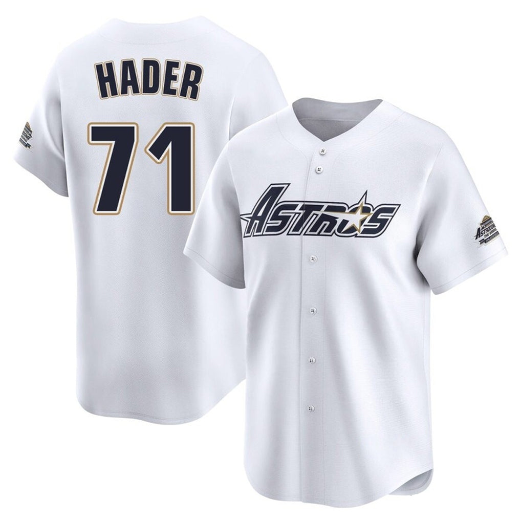 H.Astros #71 Josh Hader Player White Throwback Cooperstown Collection Limited Edoa Stitched Jerseys
