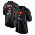 C.Bears #4 D'Andre Swift Player Carbon Black Fashion Game Edoa Stitched Jerseys