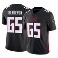 A.Falcons #65 Matthew Bergeron Player Black Vapor F.U.S.E. Limited Home Game Edoa Stitched Jerseys