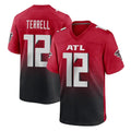 A.Falcons #12 Avieon Terrell Player Red Home Game Edoa Stitched Jerseys
