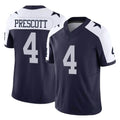 D.Cowboys #4 Dak Prescott Player Navy-White Limited Alternate Vapor F.U.S.E. Home Game Edoa Stitched Jerseys