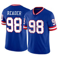 NY.Giants #98 DJ Reader Player Royal Classic Vapor Home Game Edoa Stitched Jerseys