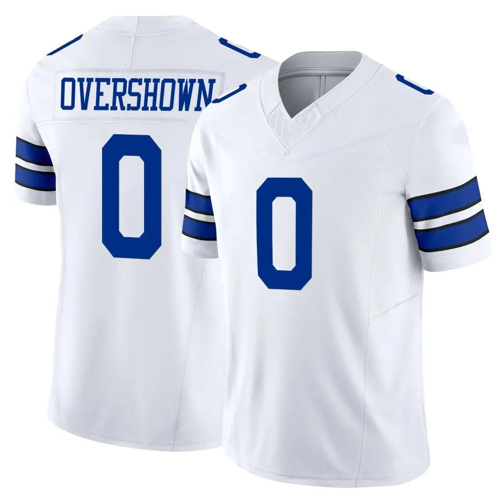 D.Cowboys #0 DeMarvion Overshown Player White Limited Vapor F.U.S.E. Home Game Edoa Stitched Jerseys