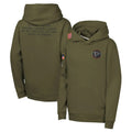 A.Falcons ## Falcons Blank Player Olive 2025 Salute to Service Fleece Hoodie Edoa Stitched Jerseys