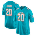 M.Dolphins #20 Jordyn Brooks Player Aqua Home Game Edoa Stitched Jerseys