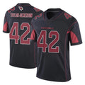 A.Cardinals #42 Dadrion Taylor-Demerson Player Black Limited Color Rush Vapor Untouchable Home Game Edoa Stitched Jerseys