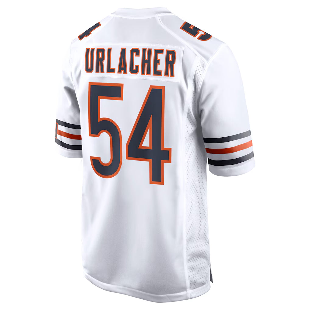 C.Bears #54 Brian Urlacher Player White Home Game Edoa Stitched Jerseys