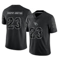 A.Cardinals #23 Sean Murphy-Bunting Player Black RFLCTV Limited Home Game Edoa Stitched Jerseys