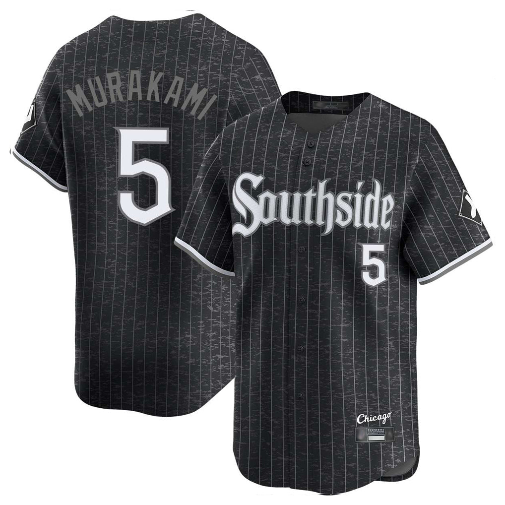 C.White Sox #5 Munetaka Murakami Player Black City Connect Limited Home Edoa Stitched Jerseys