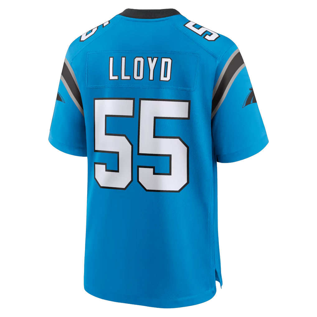C.Panthers #55 Devin Lloyd Player Blue Home Game Edoa Stitched Jerseys