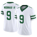 NY.Jets #9 Will McDonald IV Player White Legacy Limited Vapor F.U.S.E. Home Game Edoa Stitched Jerseys
