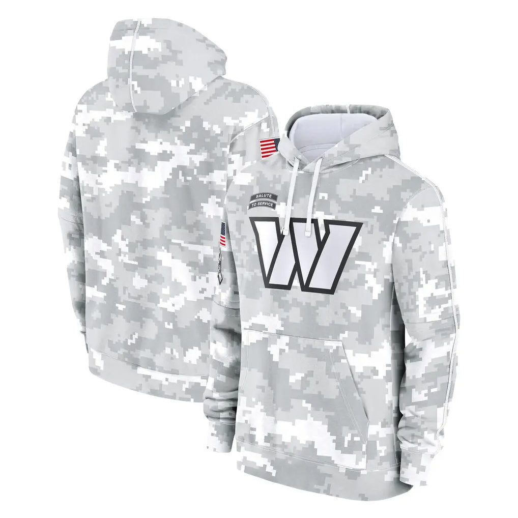 W.Commanders ## Commanders Blank Player Arctic Camo Limited Salute to Service Pullover Hoodies Game Edoa Stitched Jerseys
