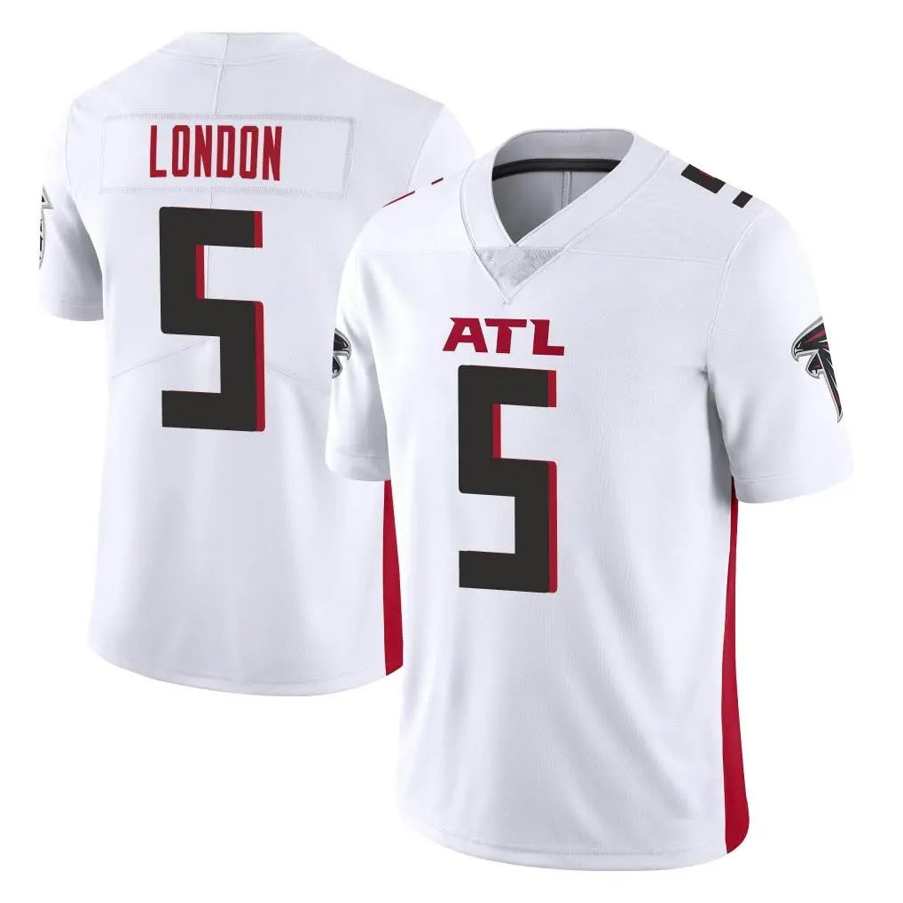 A.Falcons #5 Drake London Player White Vapor Untouchable Limited Home Game Edoa Stitched Jerseys