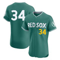 B.Red Sox #34 David Ortiz Player Green City Connect Limited Elite Home Game Edoa Stitched Jerseys