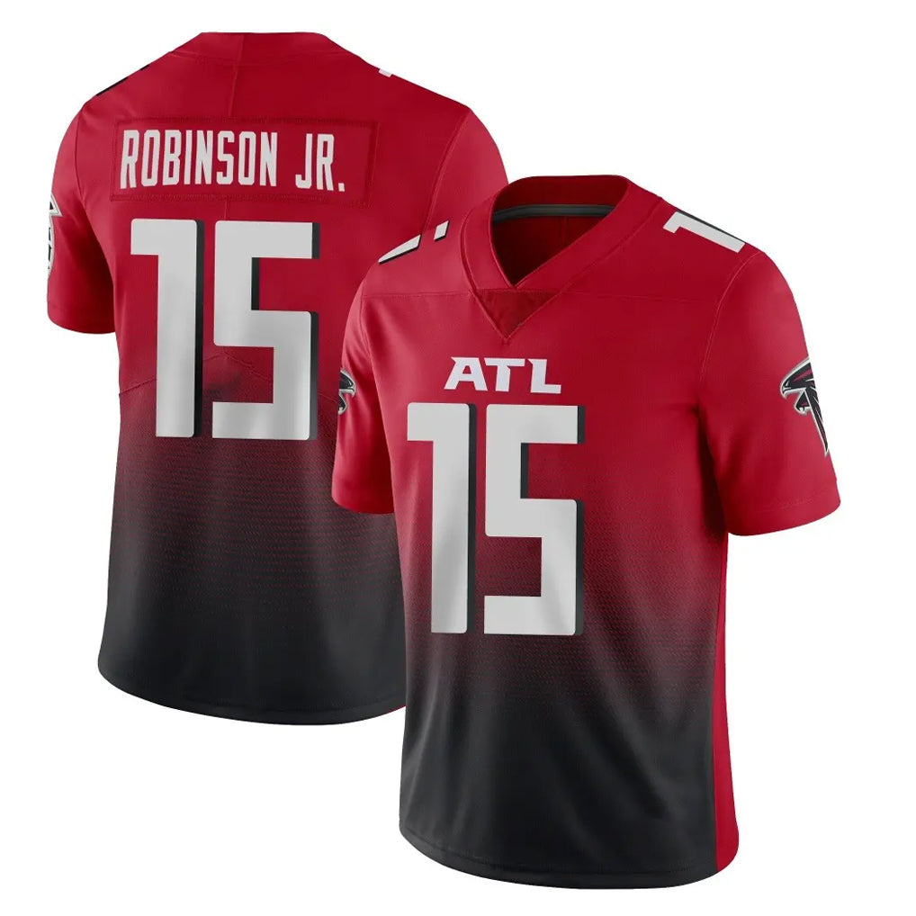 A.Falcons #15 Brian Robinson Player Red Vapor Untouchable Limited Home Game Edoa Stitched Jerseys