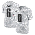 P.Eagles #6 DeVonta Smith Player Arctic Camo Salute to Service Limited Game Edoa Stitched Jerseys