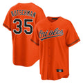 B.Orioles #35 Adley Rutschman Player Orange Home Game Edoa Stitched Jerseys