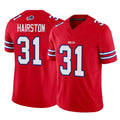 B.Bills #31 Maxwell Hairston Player Red Vapor F.U.S.E. Limited Home Game Edoa Stitched Jerseys