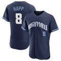 C.Cubs #8 Ian Happ Player Navy City Connect Limited Elite Home Edoa Stitched Jerseys