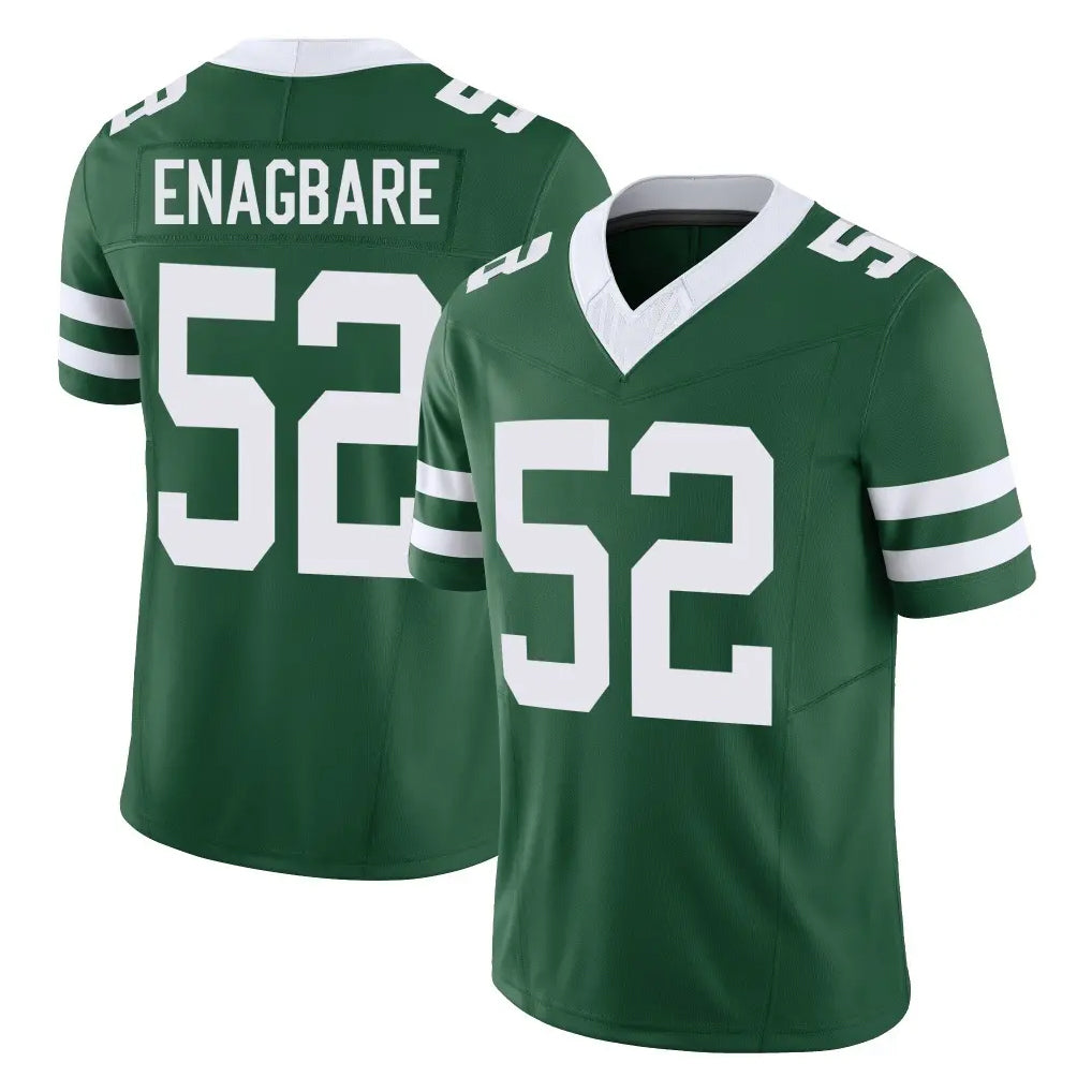 NY.Jets #52 Kingsley Enagbare Player Green Legacy Limited Vapor F.U.S.E. Home Game Edoa Stitched Jerseys