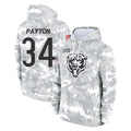 C.Bears #34 Walter Payton Player Arctic Camo Salute to Service Pullover Hoodies Limited Edoa Stitched Jerseys