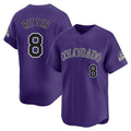 C.Rockies #8 Ryan Ritter Player Purple Limited Home Edoa Stitched Jerseys