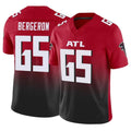 A.Falcons #65 Matthew Bergeron Player Red Vapor F.U.S.E. Limited Home Game Edoa Stitched Jerseys
