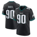 P.Eagles #90 Jordan Davis Player Black Game Home Edoa Stitched Jerseys
