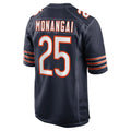 C.Bears #25 Kyle Monangai Player Navy Home Game Edoa Stitched Jerseys