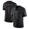 A.Falcons #1 Tua Tagovailoa Player Black Impact Limited Game Edoa Stitched Jerseys