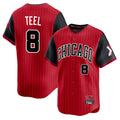 C.White Sox #8 Kyle Teel Player Red City Connect Limited Home Edoa Stitched Jerseys