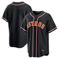 H.Astros ## Astros Blank Player Black Fashion Out Home Game Edoa Stitched Jerseys