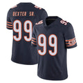 C.Bears #99 Gervon Dexter Sr. Player Navy Vapor Untouchable Limited Home Game Edoa Stitched Jerseys