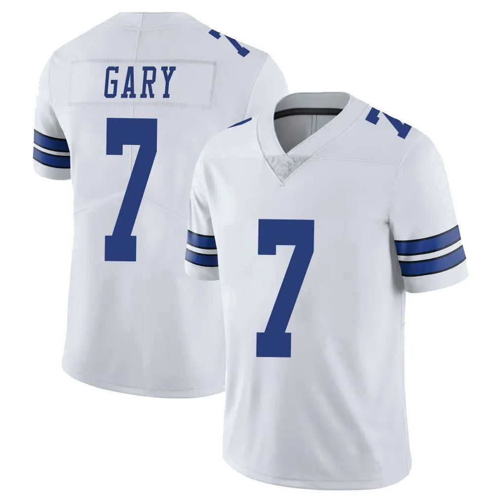 D.Cowboys #7 Rashan Gary Player White Vapor Untouchable Limited Home Game Edoa Stitched Jerseys