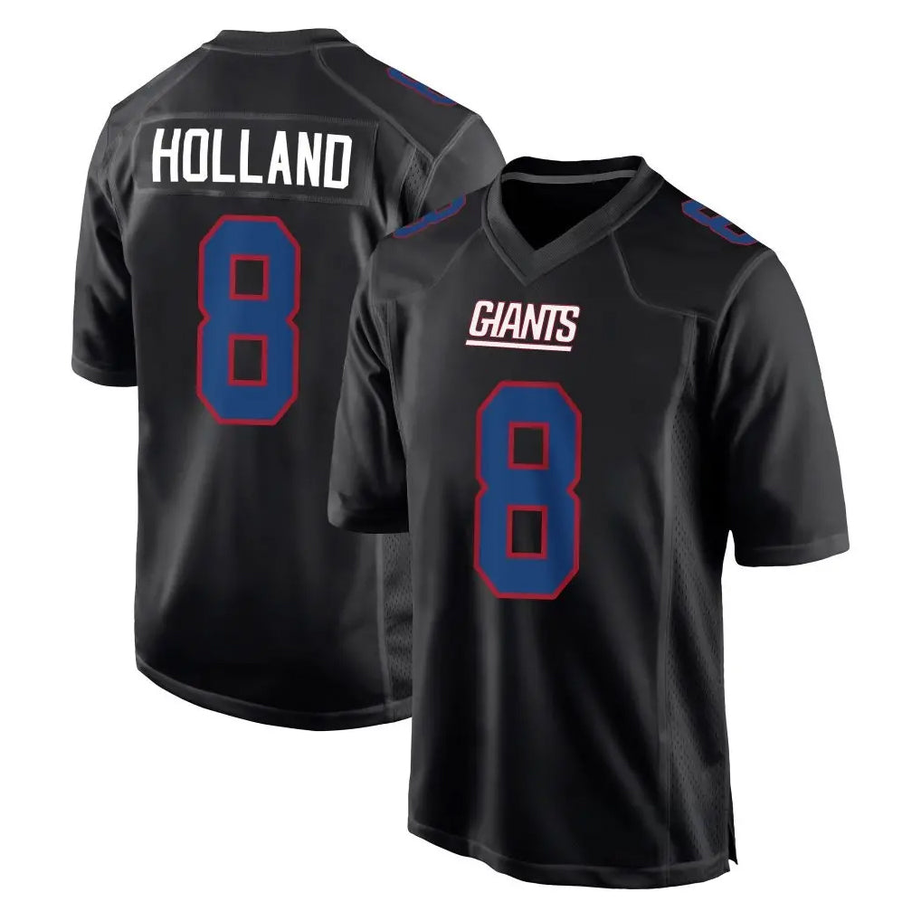 NY.Giants #8 Jevon Holland Player Carbon Fashion Limited Home Game Edoa Stitched Jerseys